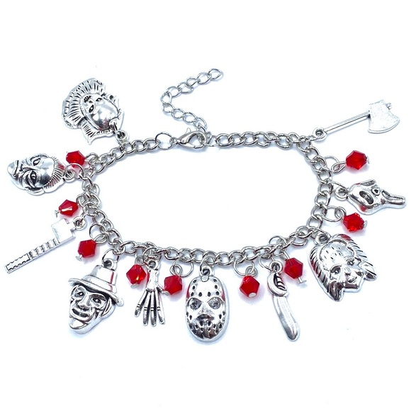 Horror Movie Charm Bracelet Scary Halloween - Picture 6 of 7